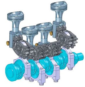 Pistón Encendido Motor