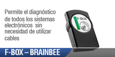 Scanner Automotriz F Box Brain Bee. Diagnóstico de los sistemas electrónicos instalados a bordo de vehículos comerciales y pesados sin necesidad de cables