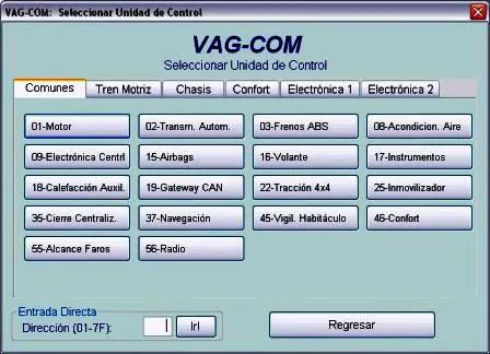 Pantallas de Seleccion Vag Com