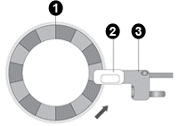 Sensor hall anillo