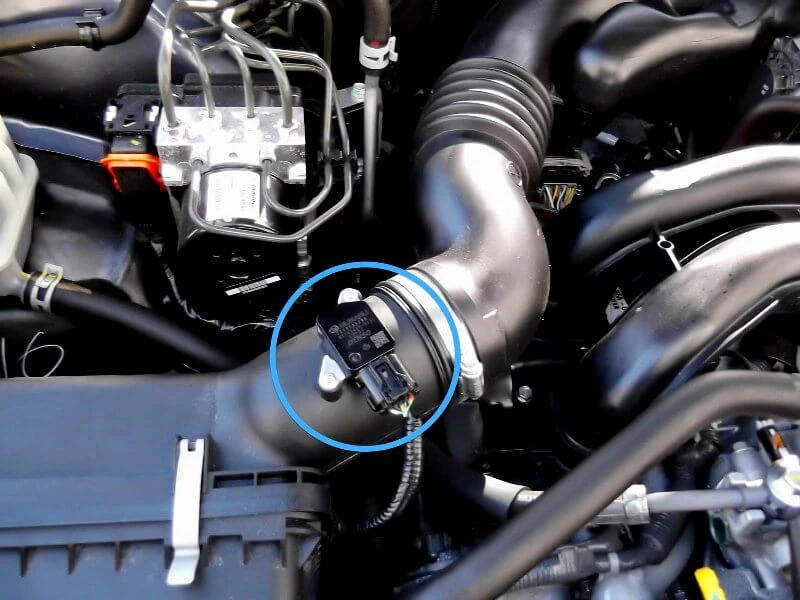 sensor maf ubicación