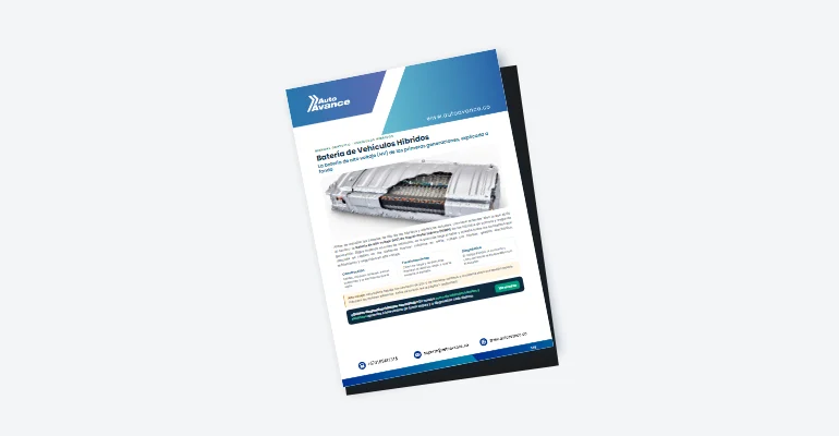 Manual Batería de Vehículos Híbridos – Alto Voltaje (HV)